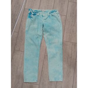 Levis Womens Demi Curve low rise  tie dye jeans sz 31x32